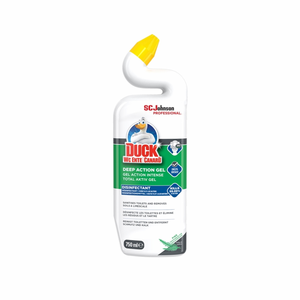 Почистващ продукт Duck Препарат за почистване на тоалетна Total Aktiv Gel Pine, 750 mlна ниска цена с бърза доставка - BestPC.BG