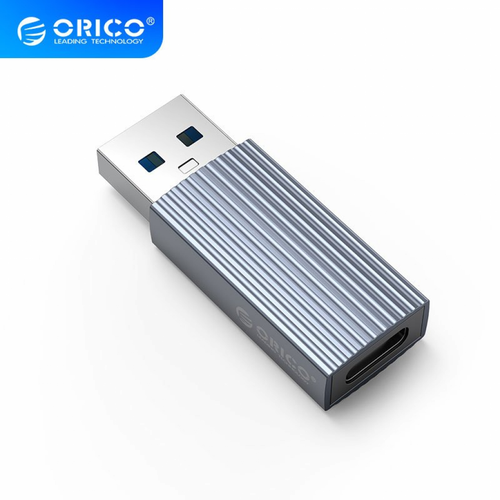 Orico Адаптер Adapter USB3.1 to Type-C (female) - AH-AC10-GYна ниска цена с бърза доставка - BestPC.BG