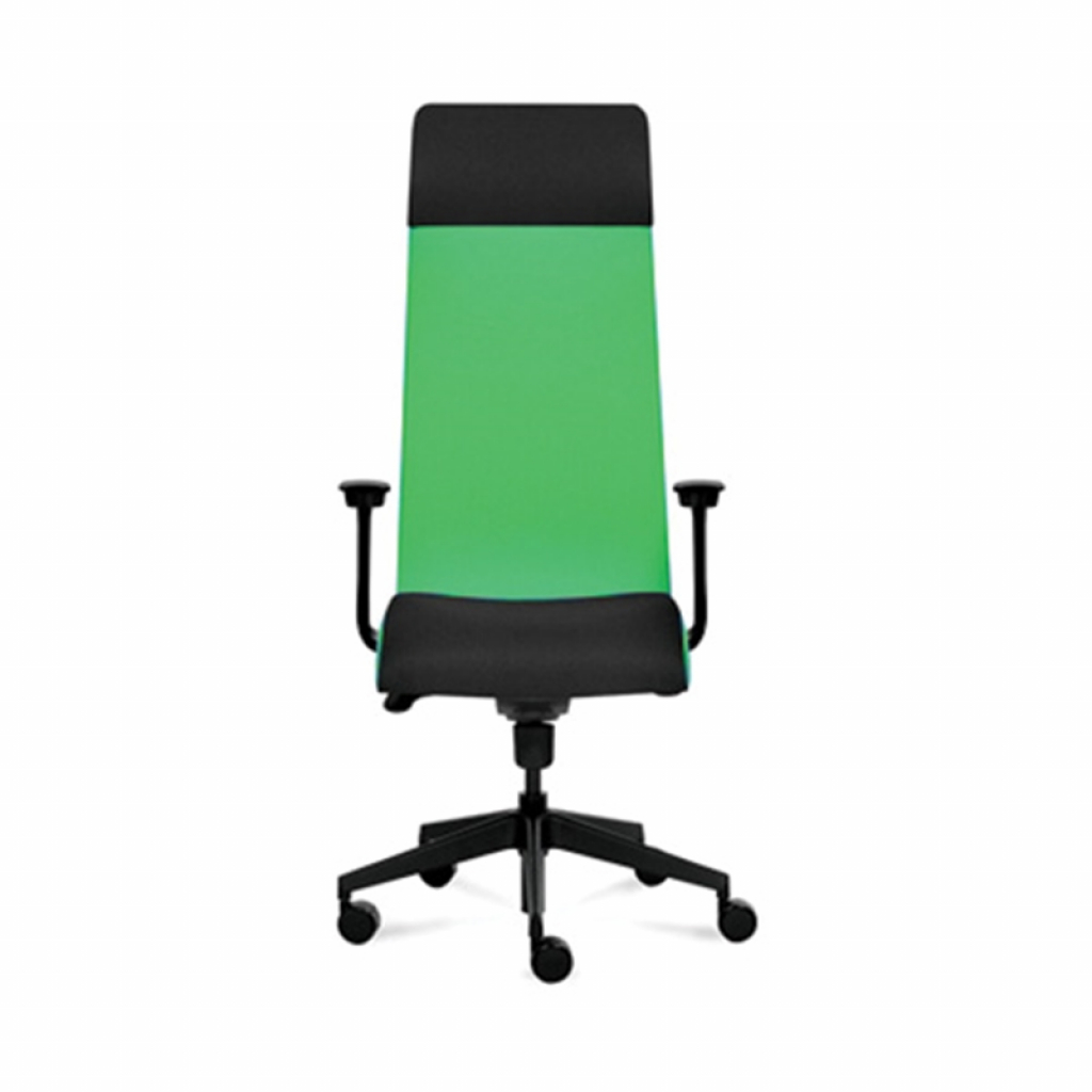 Ергономичен стол Tronhill Solium Executive, дамаска и меш, Synchronous механизъм, до 120 kg, зеленна ниска цена с бърза доставка - BestPC.BG