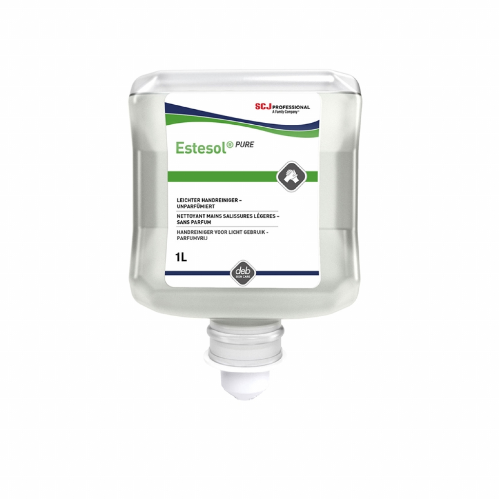 Почистващ продукт SCJohnson Течен сапун за ръце Estesol Pure, почистващ без аромат, 1 Lна ниска цена с бърза доставка - BestPC.BG
