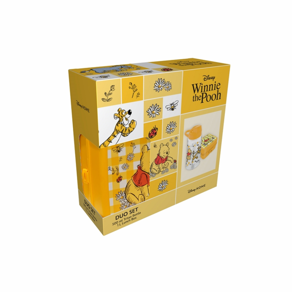 Disney Комплект, бутилка 500 ml и кутия за храна Winnie the Poohна ниска цена с бърза доставка - BestPC.BG