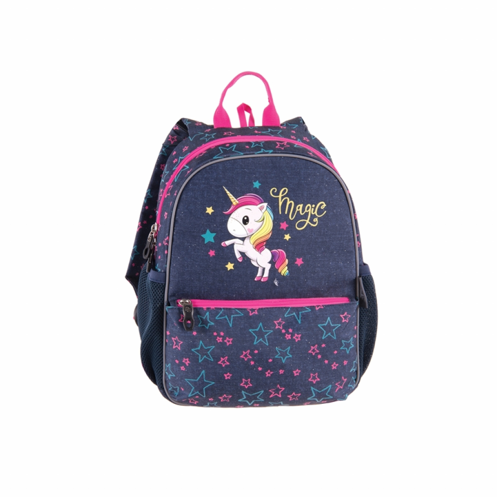 Pulse Раница Junior Magic, синьо-розована ниска цена с бърза доставка - BestPC.BG