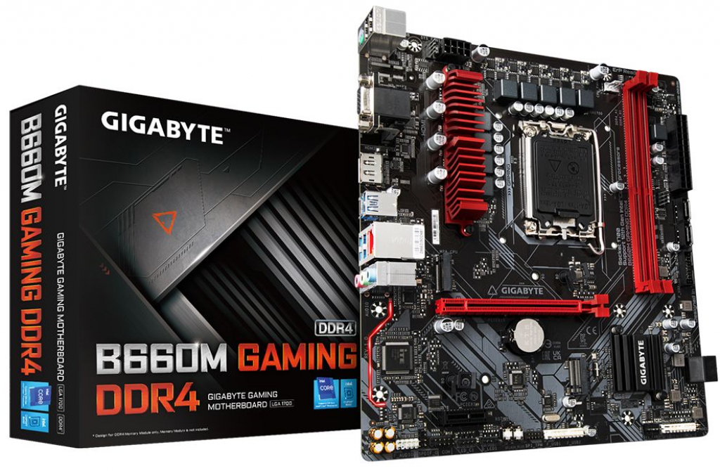 Дънна платка GIGABYTE B660M GAMING DDR4на ниска цена с бърза доставка - BestPC.BG