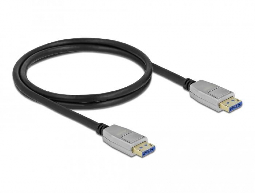 Кабел Delock DisplayPort 2.0 мъжко - DisplayPort мъжко, 1.0м, 10K, Черенна ниска цена с бърза доставка - BestPC.BG