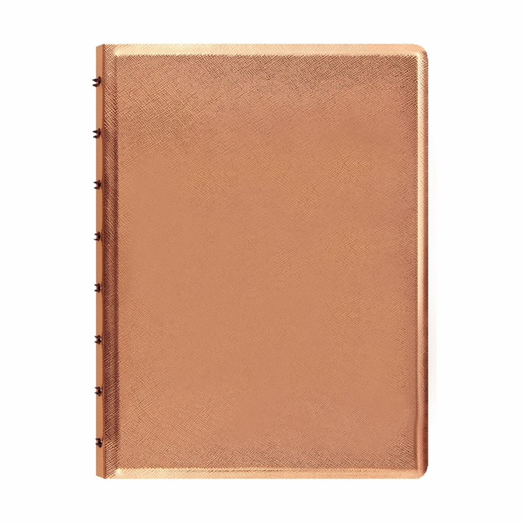 Filofax Тефтер Saffiano, A5, металик, розово златона ниска цена с бърза доставка - BestPC.BG