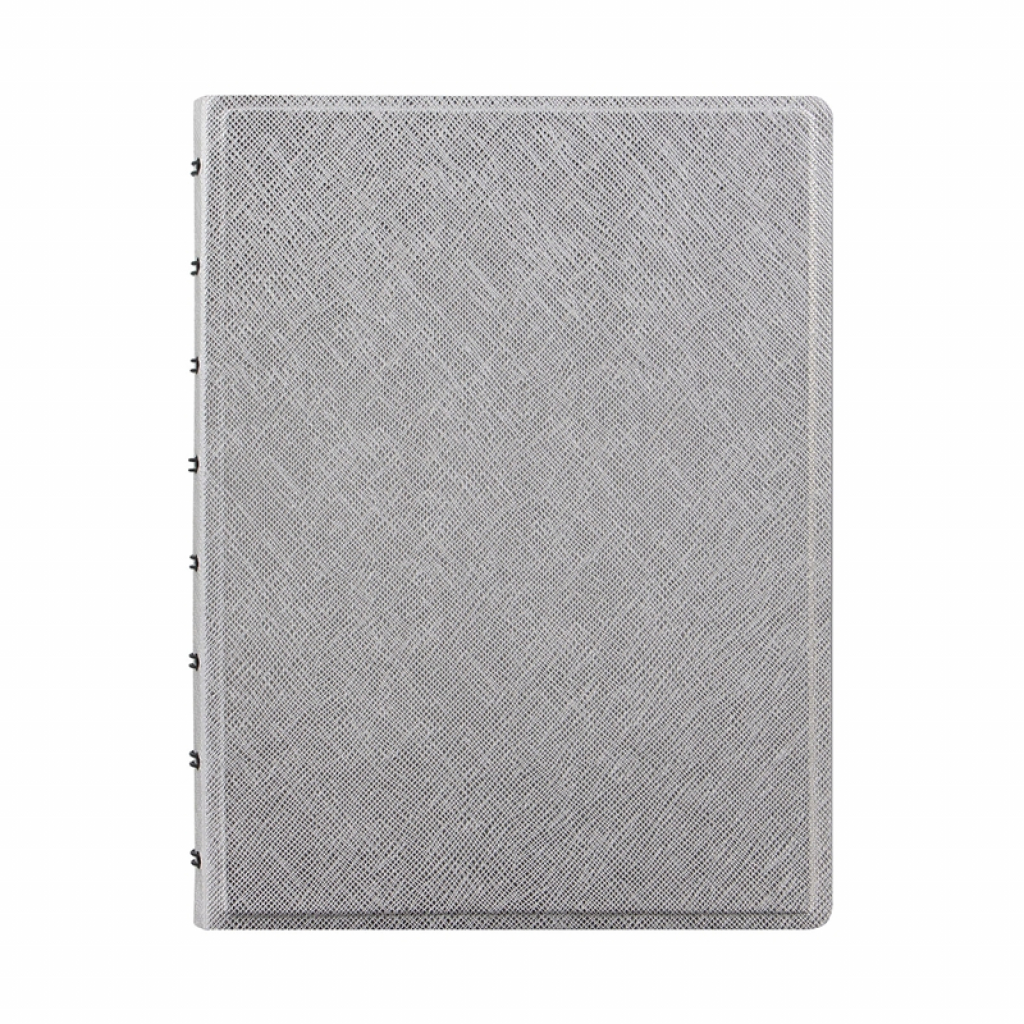 Filofax Тефтер Saffiano, A5, металик, сребристна ниска цена с бърза доставка - BestPC.BG