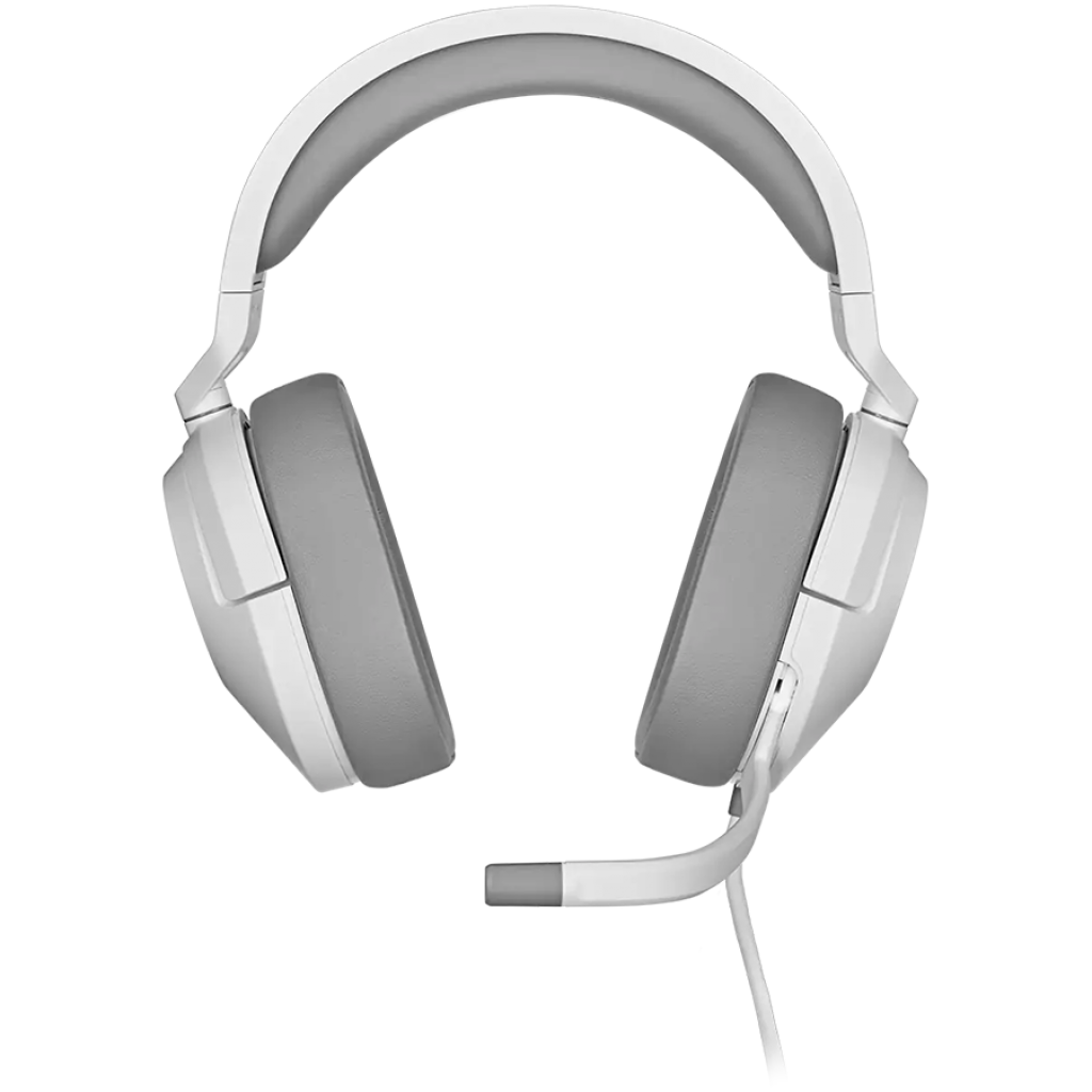 Слушалки Геймърски Corsair HS55 Stereo Headset, белина ниска цена с бърза доставка - BestPC.BG
