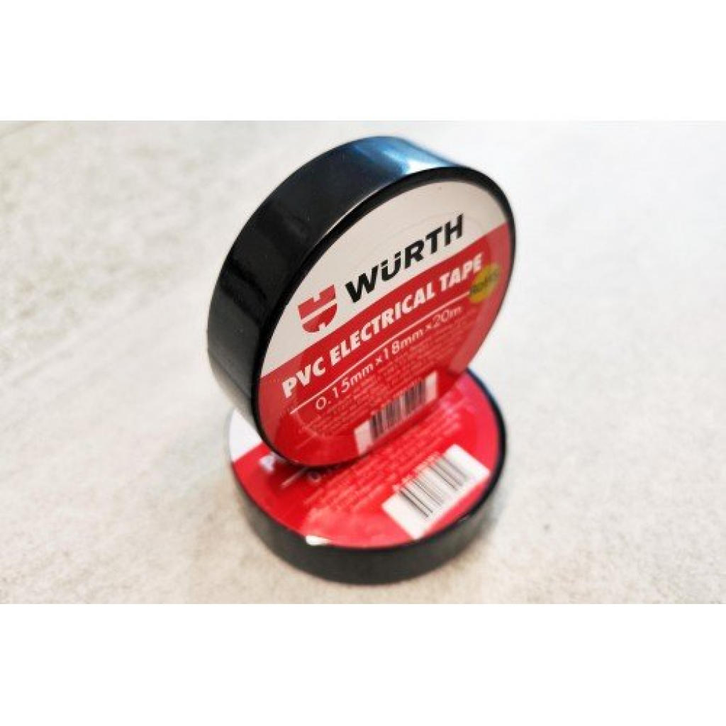 Продукт Изолационна лента Wurth 20м/18mm/0.15mm, чернана ниска цена с бърза доставка - BestPC.BG