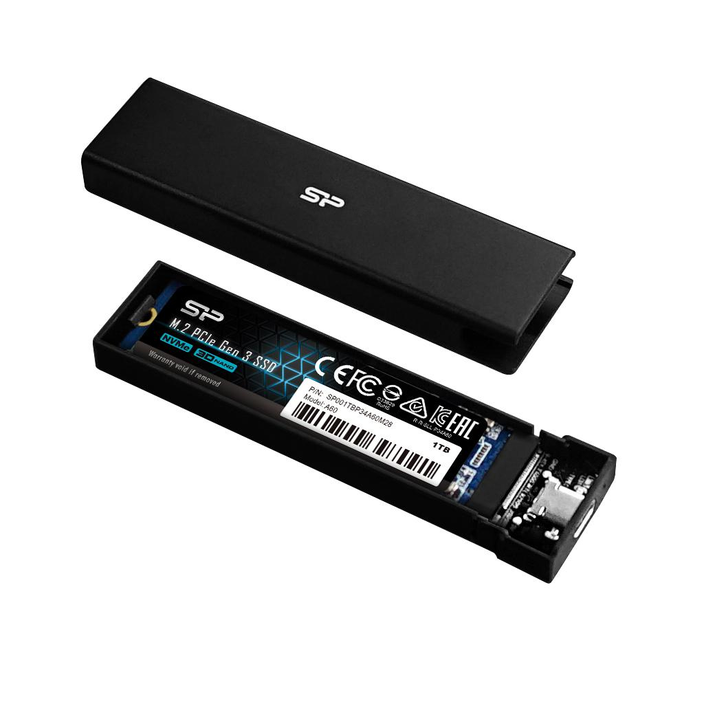 Кутия/Чекмедже за HDD Чекмедже за M.2 SSD диск Silicon Power PD60 USB 3.2на ниска цена с бърза доставка