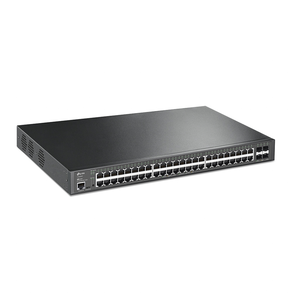 Комутатор/Суич TP-Link TL-SG3452XP JetStream управляем с 48-Gigabit PoE+ и 4SFP+ портана ниска цена с бърза доставка - BestPC.BG