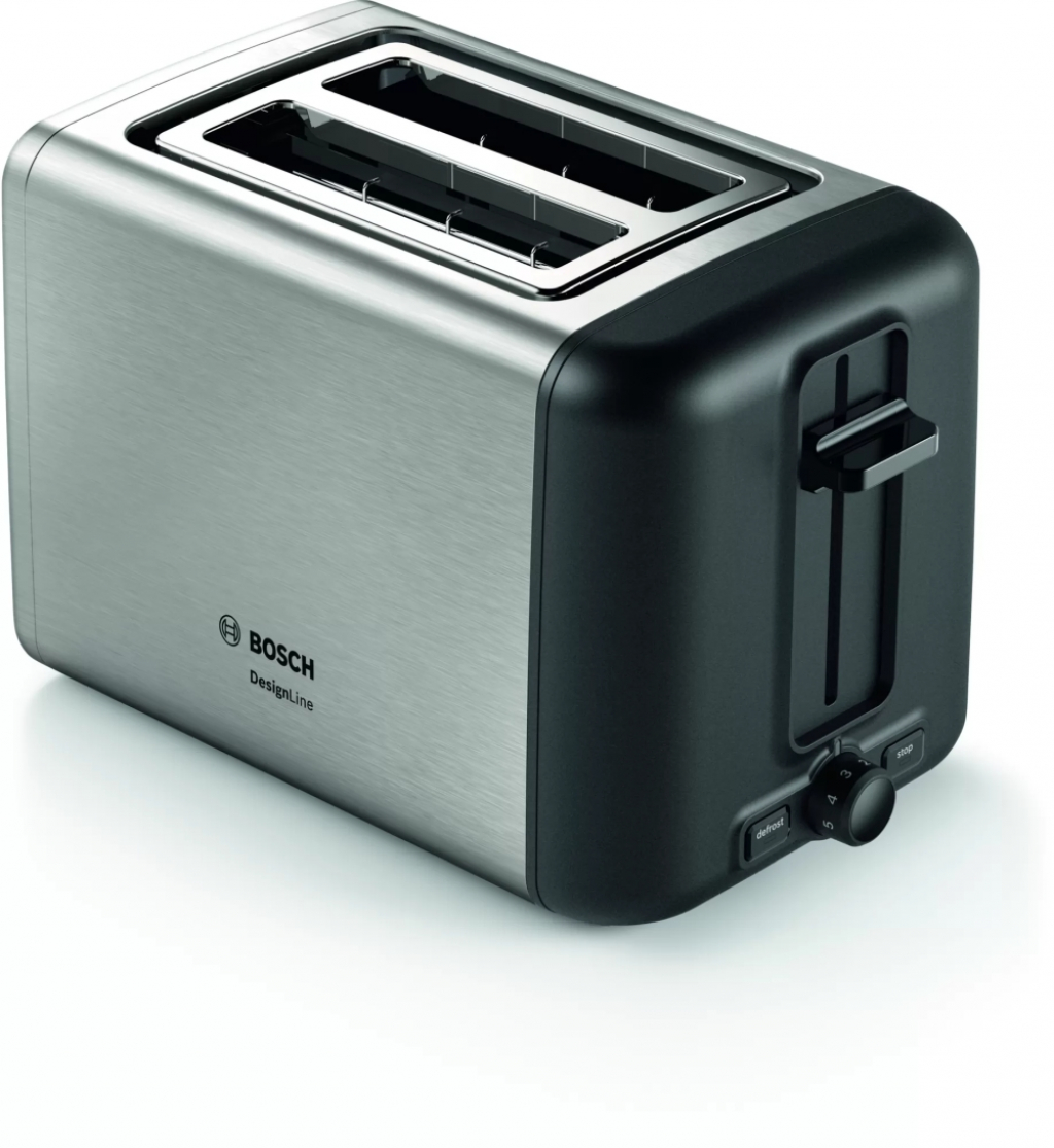 Бяла техника Тостер Bosch TAT3P420, Compact toaster, DesignLine, 820-970 W, Auto power offна ниска цена с бърза доставка