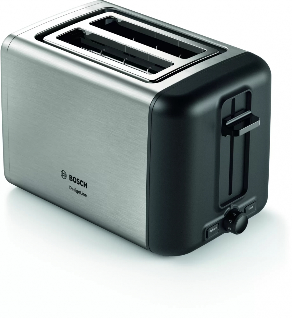 Тостер Bosch TAT3P420, Compact toaster, DesignLine, 820-970 W, Auto power offна ниска цена с бърза доставка - BestPC.BG