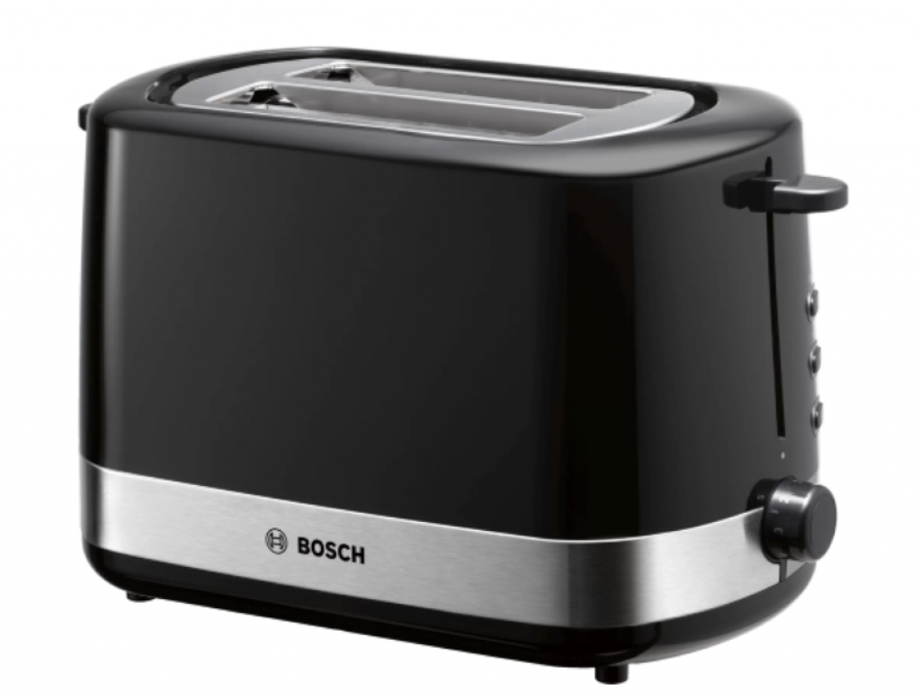 Бяла техника Bosch TAT7403, Compact Toaster, 800 W, Auto power off, Lifting high, Blackна ниска цена с бърза доставка