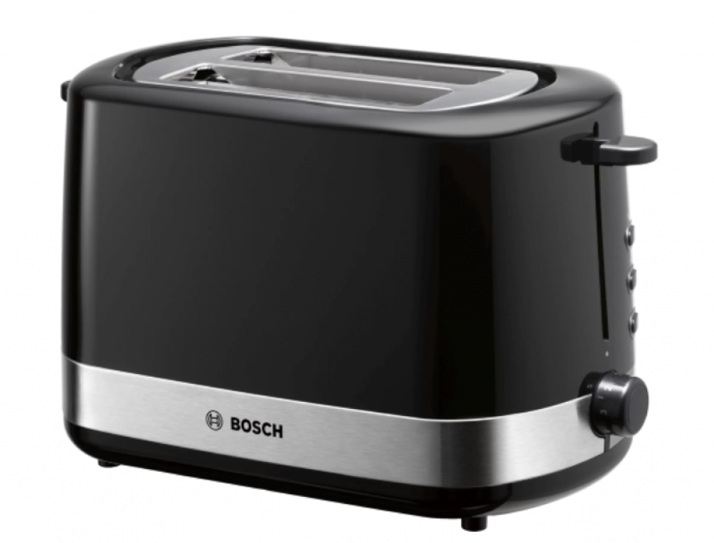Bosch TAT7403, Compact Toaster, 800 W, Auto power off, Lifting high, Blackна ниска цена с бърза доставка - BestPC.BG