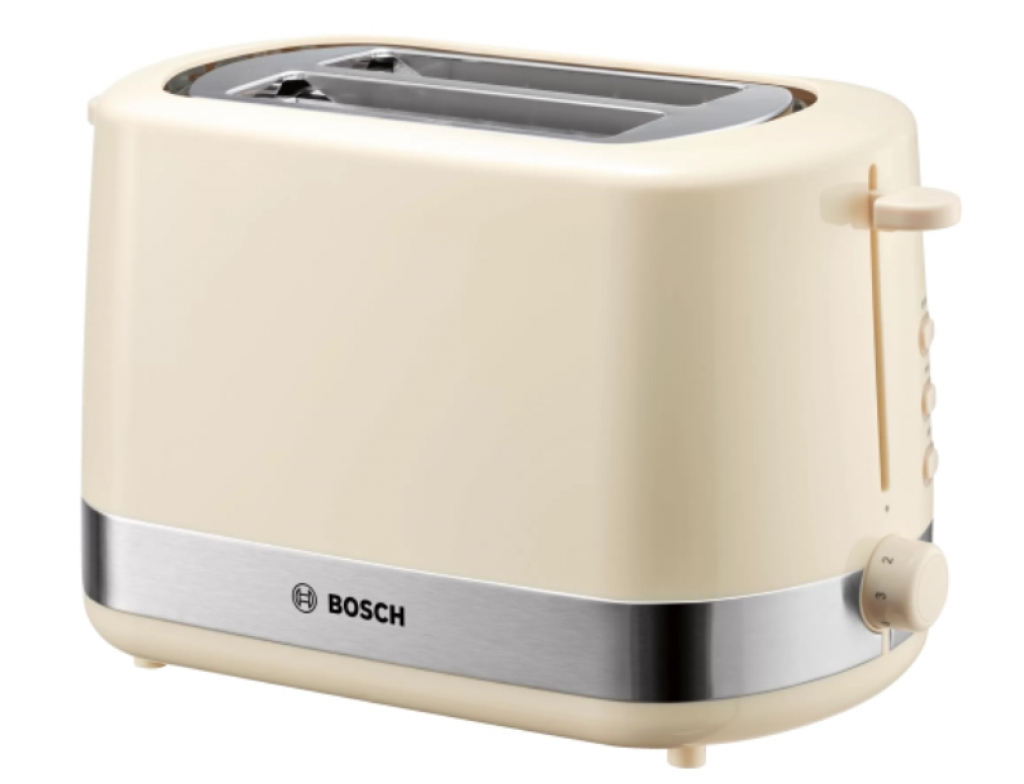 Бяла техника Bosch TAT7407, Compact Toaster, 800 W, Auto power off, Lifting high, Beigeна ниска цена с бърза доставка