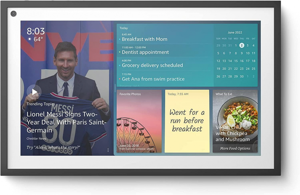 Озвучителна система Смарт тонколона Amazon Echo Show 15, Сензорен екран, Гласов асистент, Чернана ниска цена с бърза доставка - BestPC.BG
