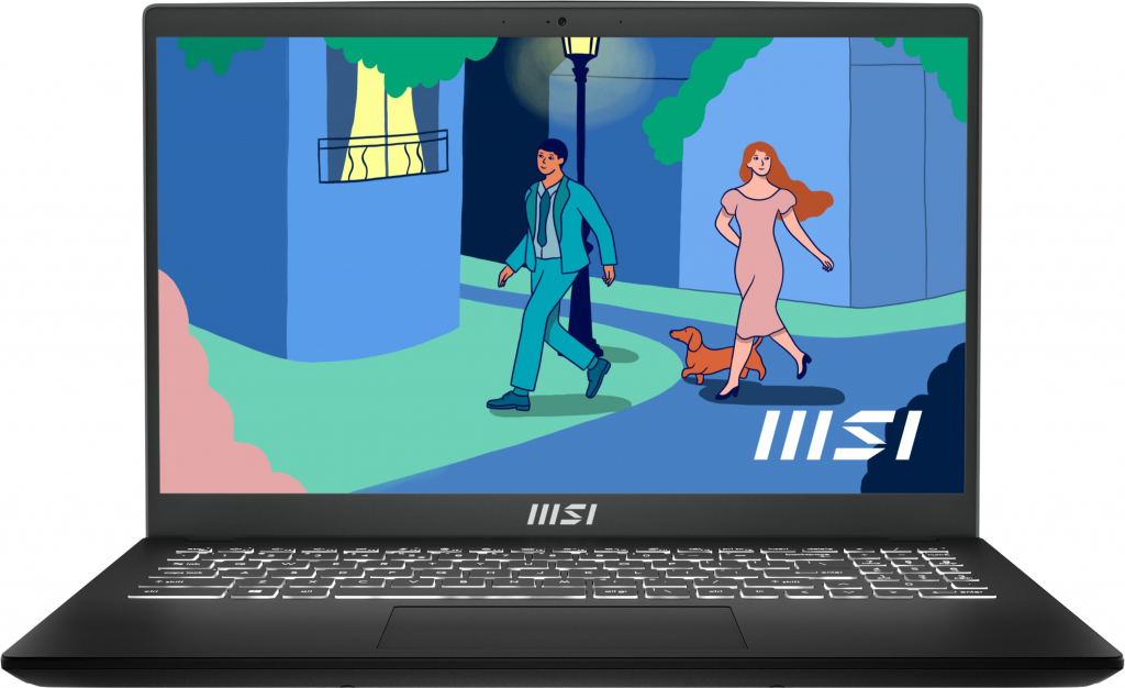 Лаптоп MSI Modern 15 B12M, Intel Core i3-1215U, 8GB DDR4, 256GB SSD, 15.6" FHDна ниска цена с бърза доставка - BestPC.BG