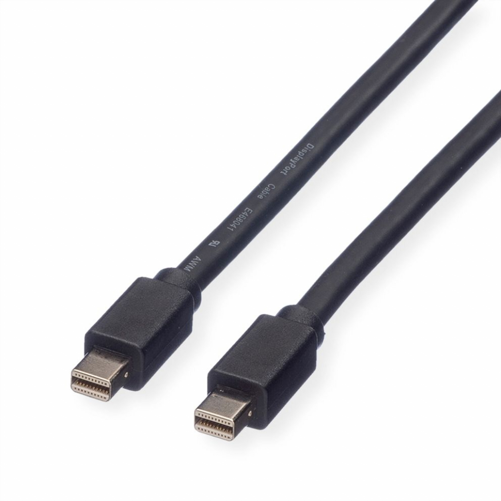 ROLINE 11.04.5641 :: DisplayPort кабел, Mini DisplayPort M - Mini DisplayPort M, 3.0 мна ниска цена с бърза доставка - BestPC.BG