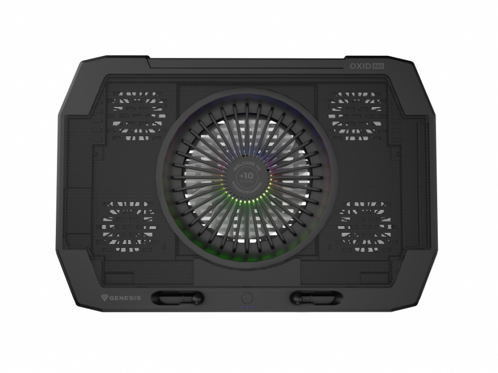 Поставка за лаптоп Genesis Laptop Cooling Pad Oxid 850 15.6-17.3 5 Fans, Led Lightна ниска цена с бърза доставка - BestPC.BG
