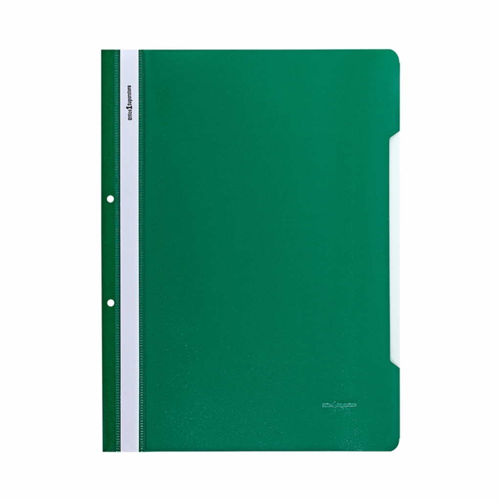Office 1 Папка, PP, с перфорация, зелена, 12 брояна ниска цена с бърза доставка - BestPC.BG