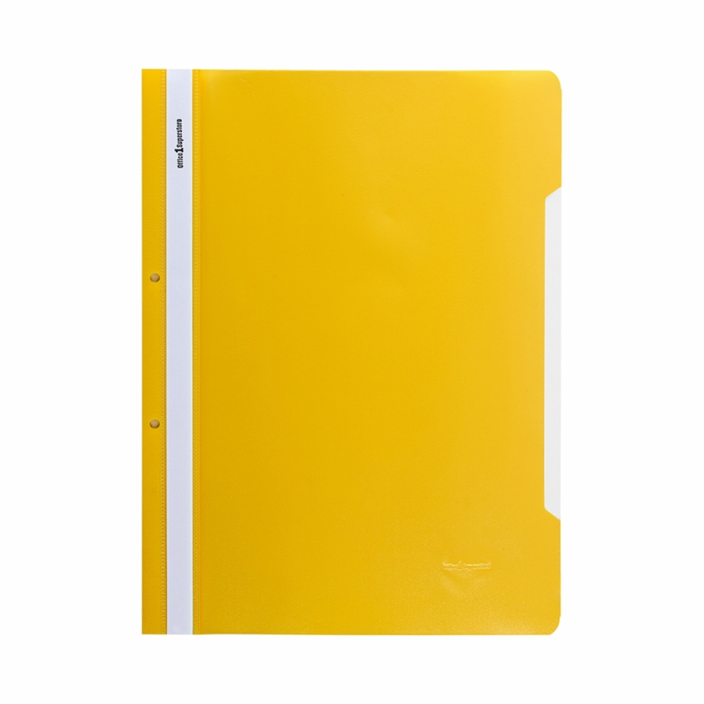 Office 1 Папка, PP, с перфорация, жълта, 12 брояна ниска цена с бърза доставка - BestPC.BG