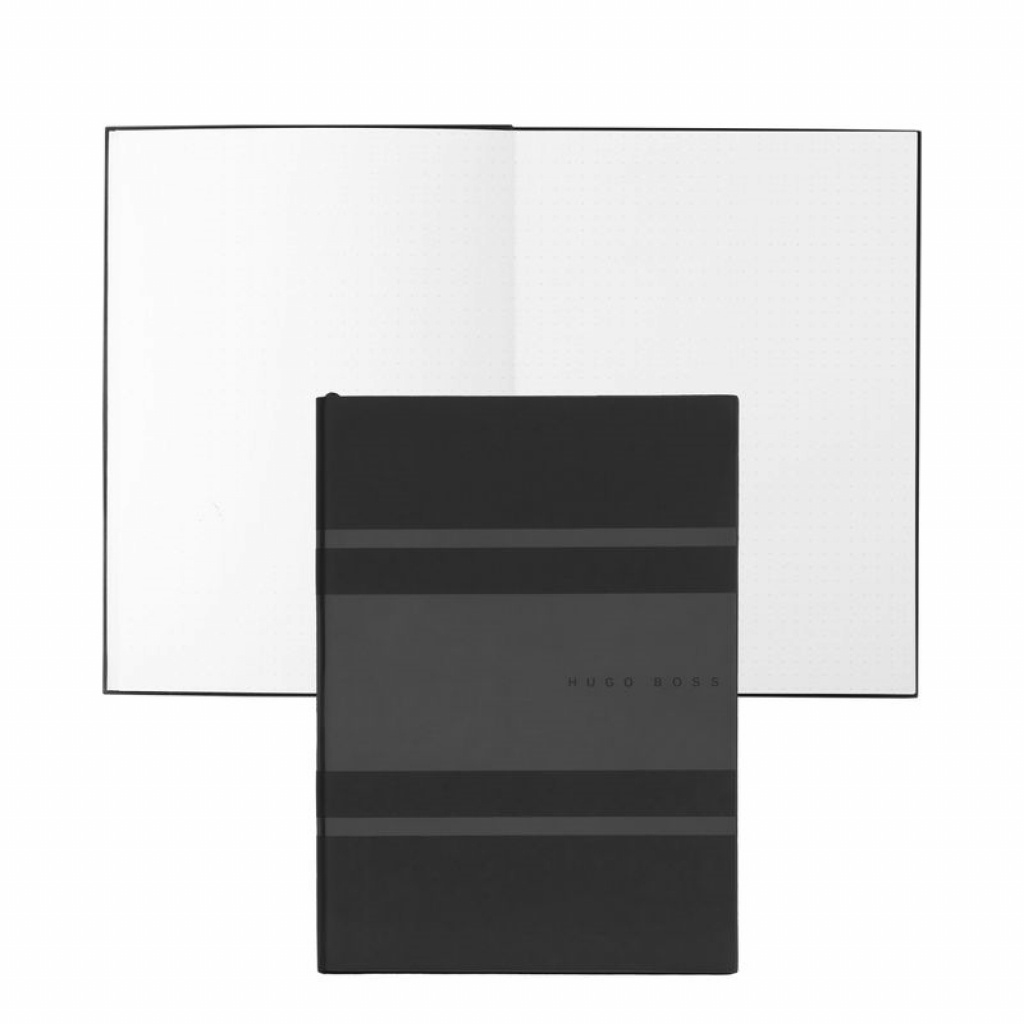 Hugo Boss Тефтер Essential Gear Matrix, на точки, A5, черенна ниска цена с бърза доставка - BestPC.BG