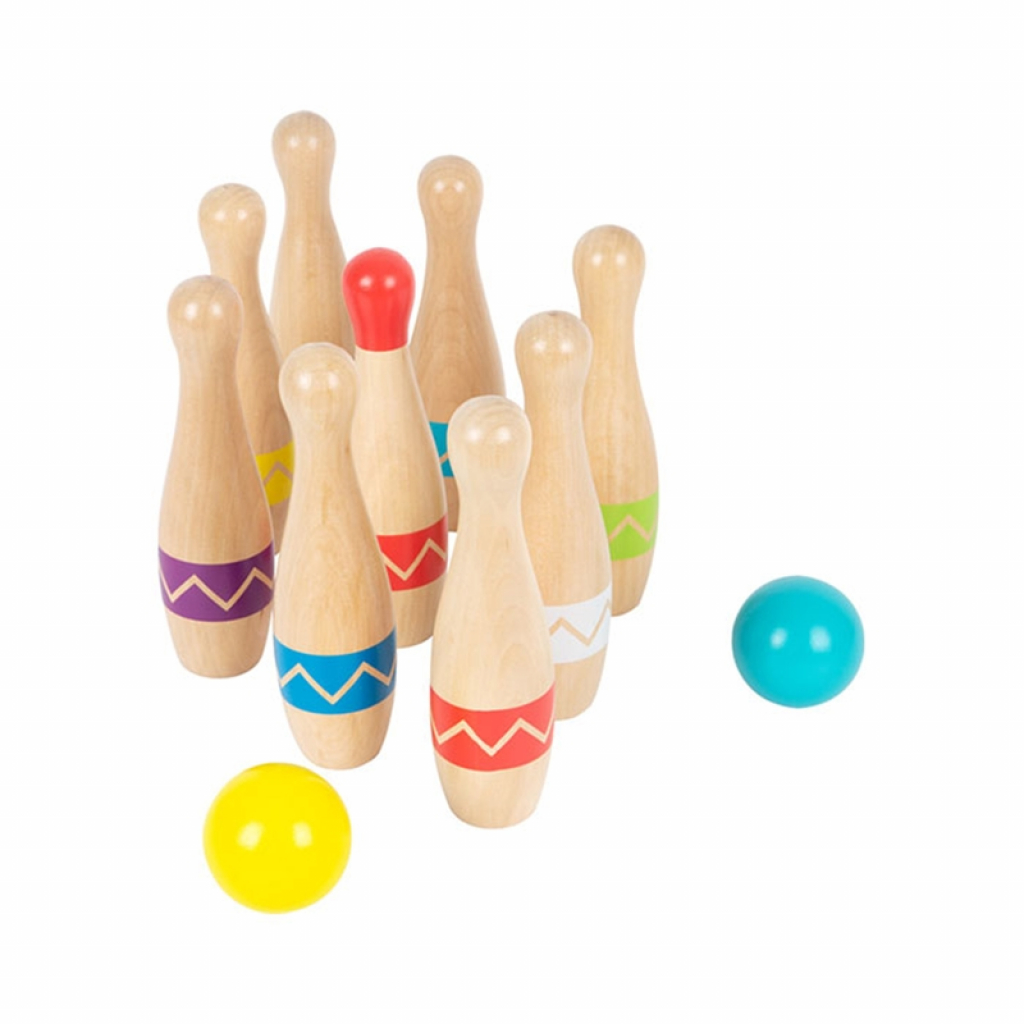 Small Foot Боулинг, дървен, детски, с девет кеглина ниска цена с бърза доставка - BestPC.BG