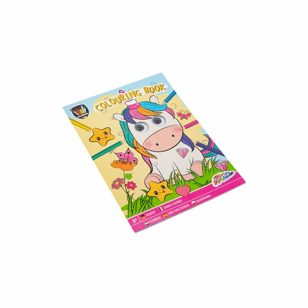 Moxy Книжка за оцветяване Еднорог, А4, 24 страницина ниска цена с бърза доставка - BestPC.BG