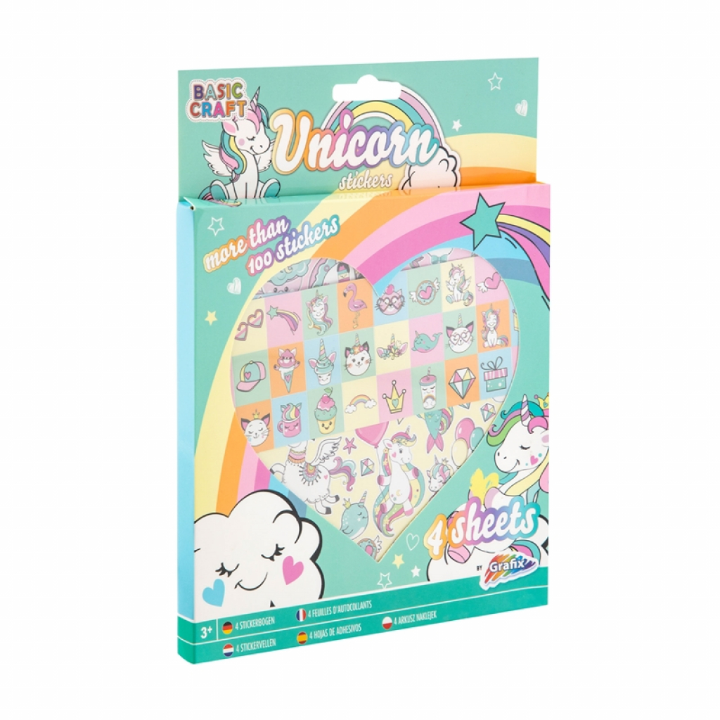Moxy Стикери Еднорог, 4 листана ниска цена с бърза доставка - BestPC.BG