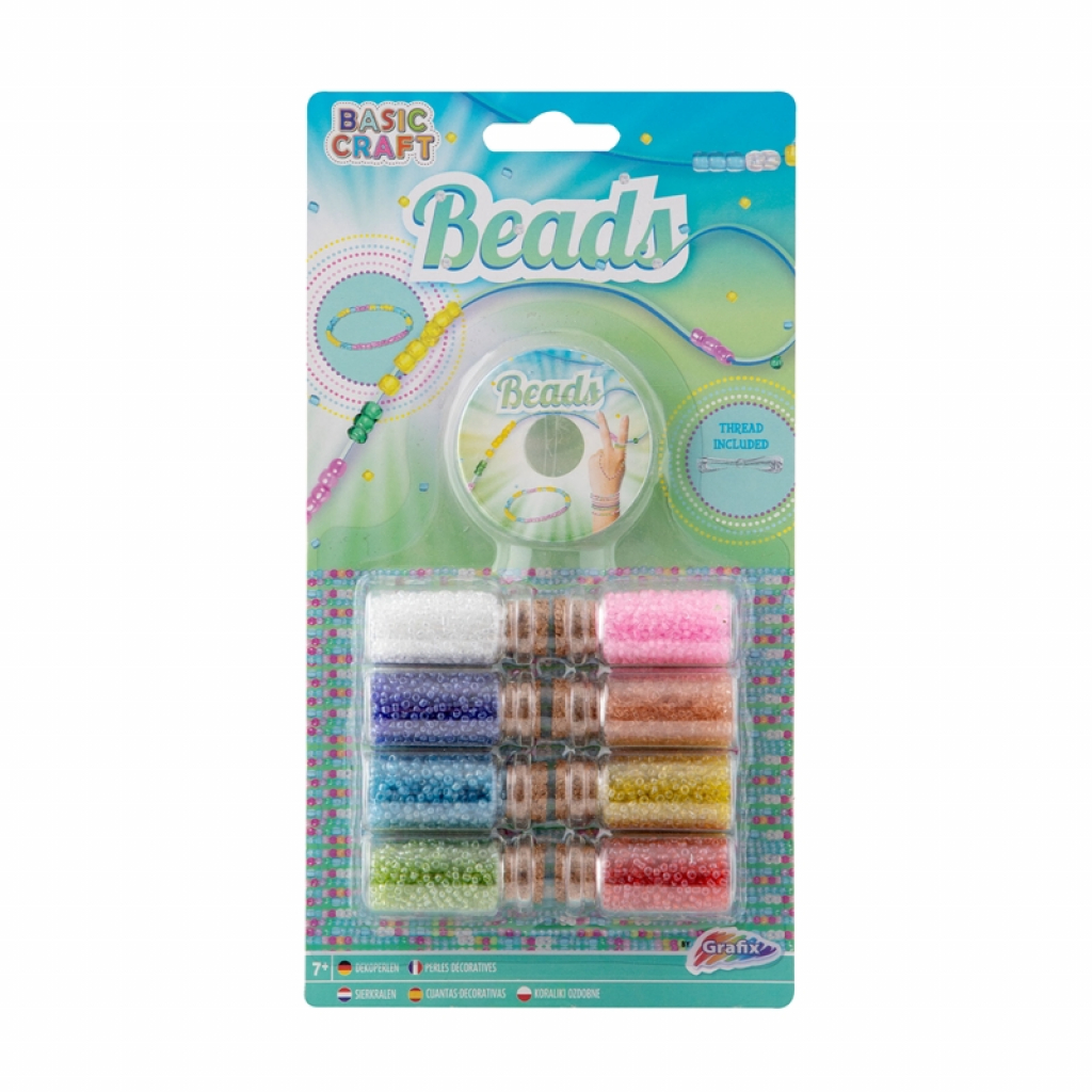 Moxy Декоративни мъниста, в бутилка, 8 цвятана ниска цена с бърза доставка - BestPC.BG