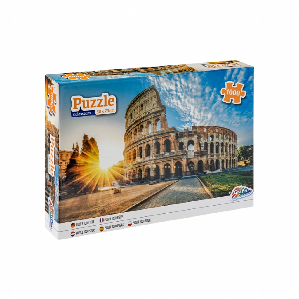 Moxy Пъзел Колизеума в Рим, 50 х 70 cm, 1000 частина ниска цена с бърза доставка - BestPC.BG