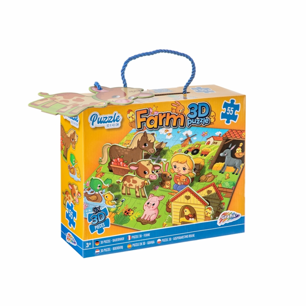 Moxy 3D пъзел Ферма, 63 х 43 cm, 55 частина ниска цена с бърза доставка - BestPC.BG