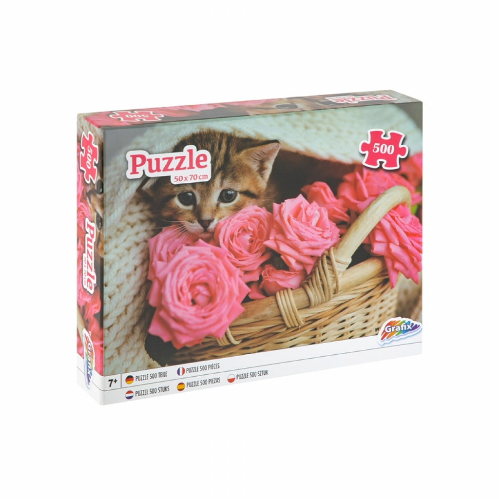 Moxy Пъзел Котка, 50 х 70 cm, 500 частина ниска цена с бърза доставка - BestPC.BG