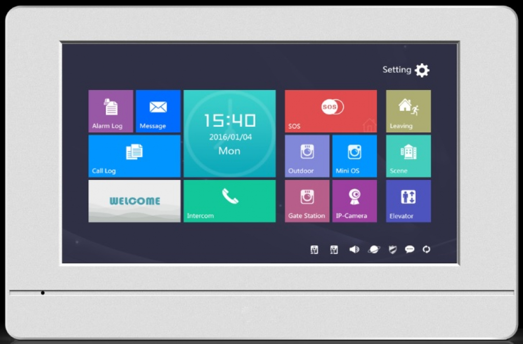 Продукт IP Вътрешно домофонно тяло с 7.0” TFT LCD капацитивен Touch дисплейна ниска цена с бърза доставка - BestPC.BG