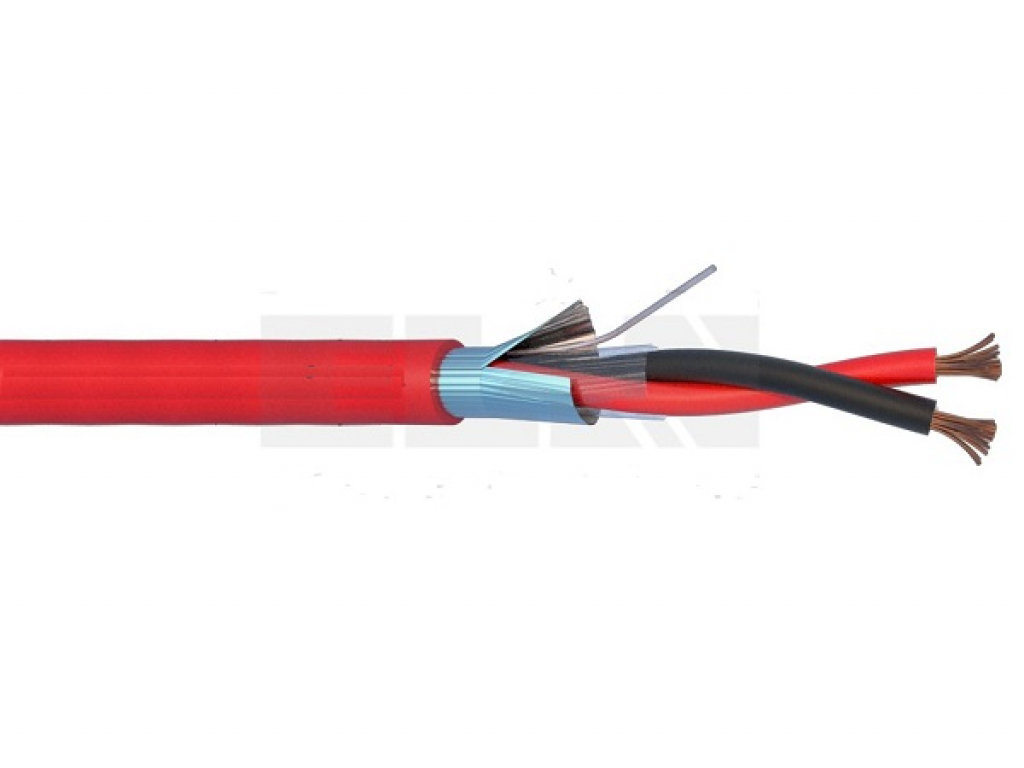 Кабел за пожароизвестяване Пожарен кабел JBY208 2x 0.8mm, многожилен, 100 метрана ниска цена с бърза доставка