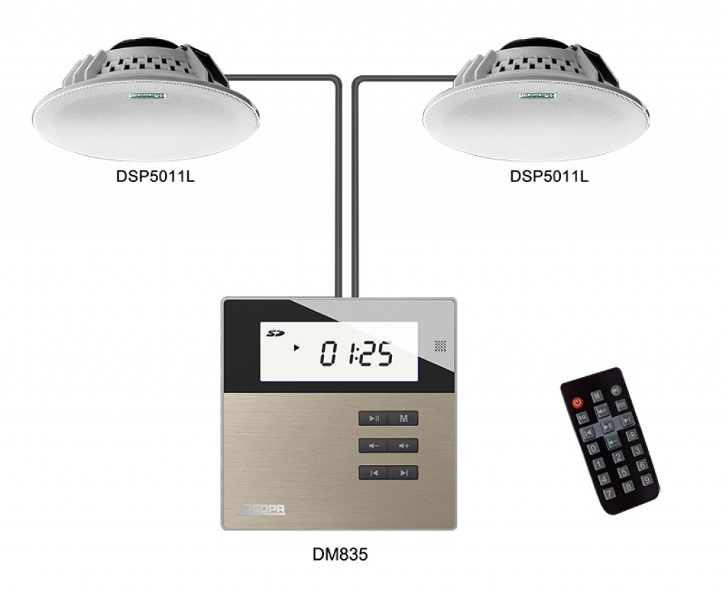 Продукт Комплект Музикален контролен център с вграден усилвател, M2Wна ниска цена с бърза доставка - BestPC.BG