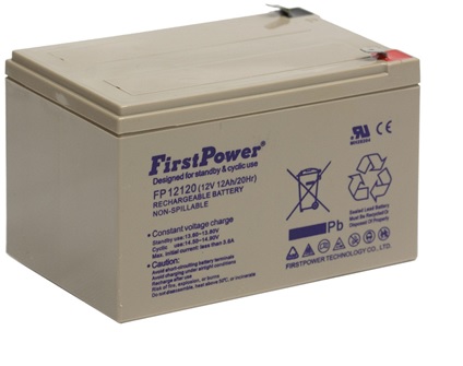 Акумулаторна батерия FirstPower MS12/12, 12V, 12Ah, 151 х 98 х 94 ммна ниска цена с бърза доставка - BestPC.BG