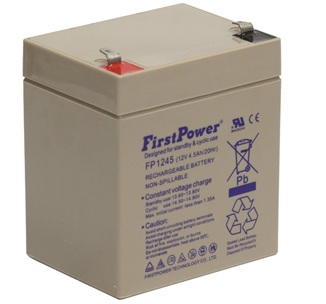 Акумулаторна батерия FirstPower MS4/12, 12V, 4.5Ah, 90 х 70 х 101 ммна ниска цена с бърза доставка - BestPC.BG
