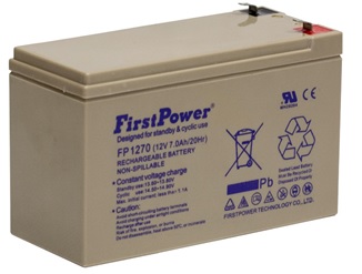 Акумулаторна батерия FirstPower MS7/12, 12V, 7Ah, 151 х 65 х 91 ммна ниска цена с бърза доставка - BestPC.BG