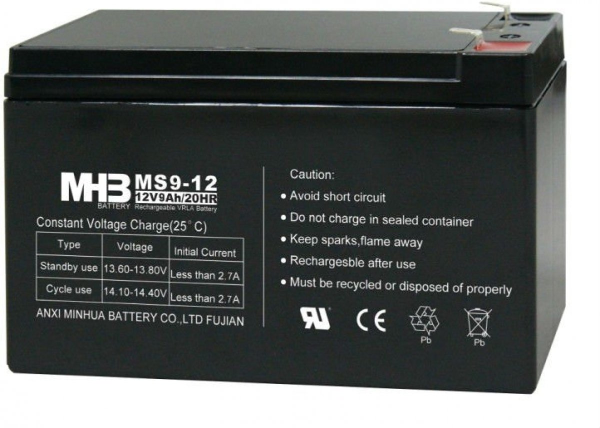 Акумулаторна батерия FirstPwer MS9/12F2, 12V, 9Ah, 151 х 65 х 94 ммна ниска цена с бърза доставка - BestPC.BG