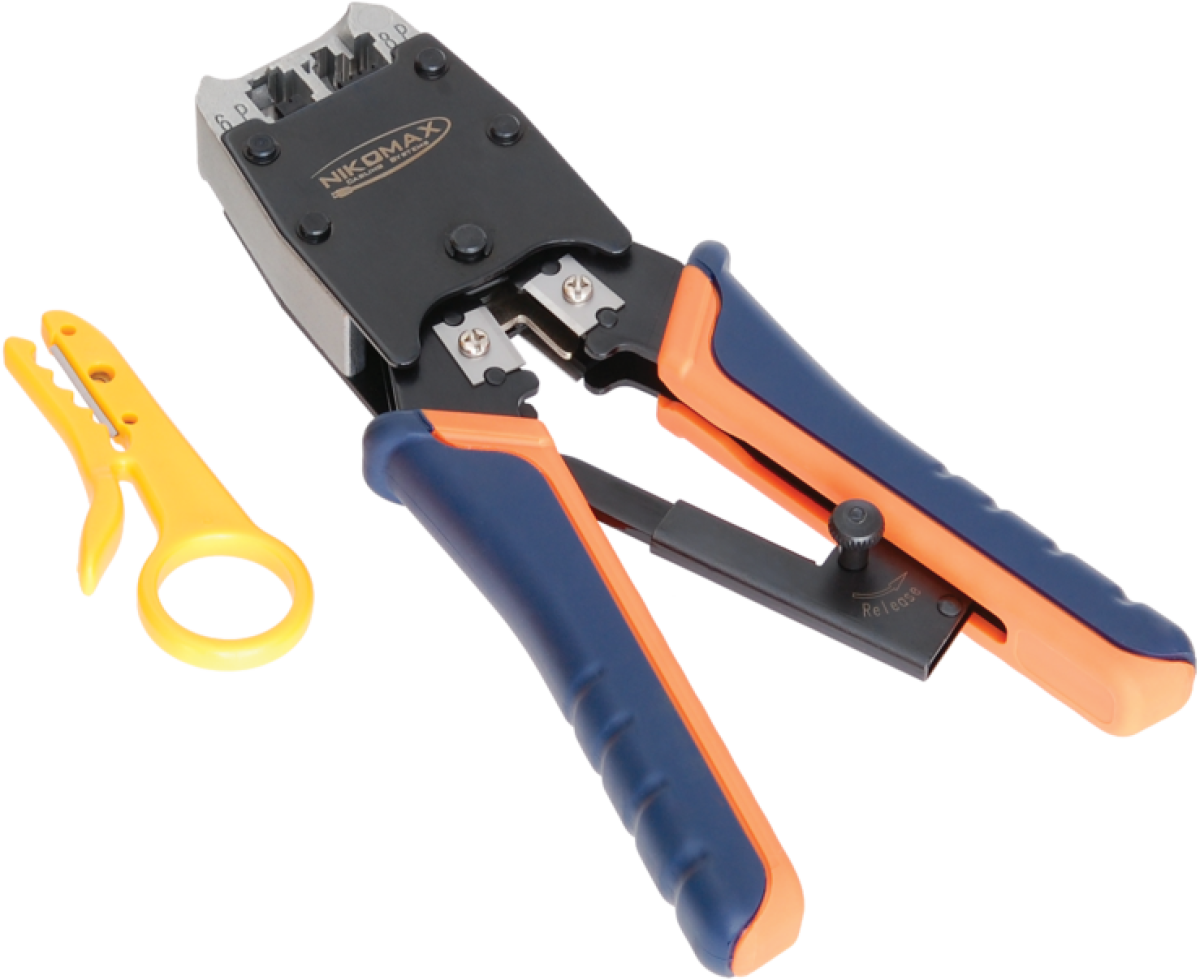 Инструмент/Тестер NIKOMAX Инструмент за кримпване, RJ45/8P8C, RJ12/6P6C, RJ11/6P4Cна ниска цена с бърза доставка - BestPC.BG