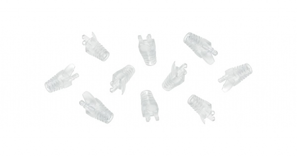 Мрежов аксесоар Кабелен ботуш за RJ45 накрайници, NMC-RJBOOT65B-TR-100на ниска цена с бърза доставка - BestPC.BG