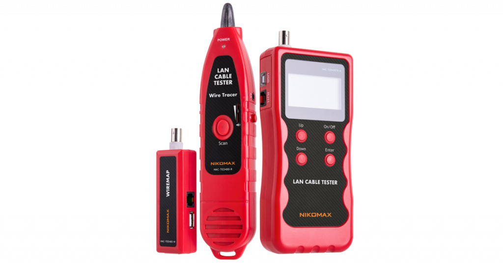 NIKOMAX кабелен тестер с дисплей, NMC-TED400TRна ниска цена с бърза доставка - BestPC.BG