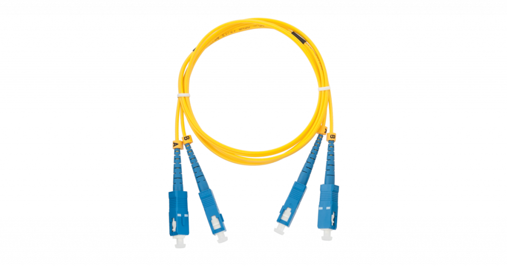 NIKOMAX Оптична пач корда 1 метър SC/UPC -SC/UPC,NMF-PC2S2C2-SCU-SCU-001на ниска цена с бърза доставка - BestPC.BG