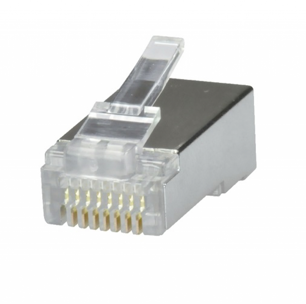 Екраниран RJ45 конектор RJ45-CAT6-Sна ниска цена с бърза доставка - BestPC.BG