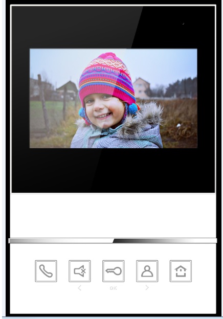 Продукт Вътрешно домофонно тяло, 4.3” TFT LCD дисплей, Сензорни бутонина ниска цена с бърза доставка - BestPC.BG
