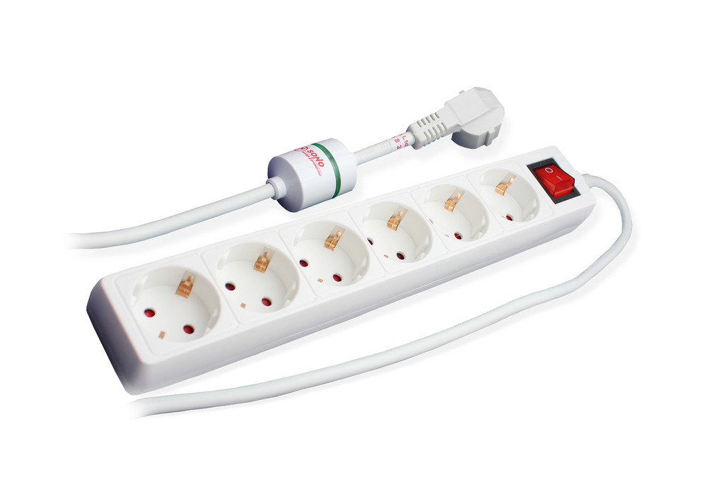 Контакт Разклонител с вграден Пик-предпазител,ЕП220 КХ/6 5на ниска цена с бърза доставка - BestPC.BG