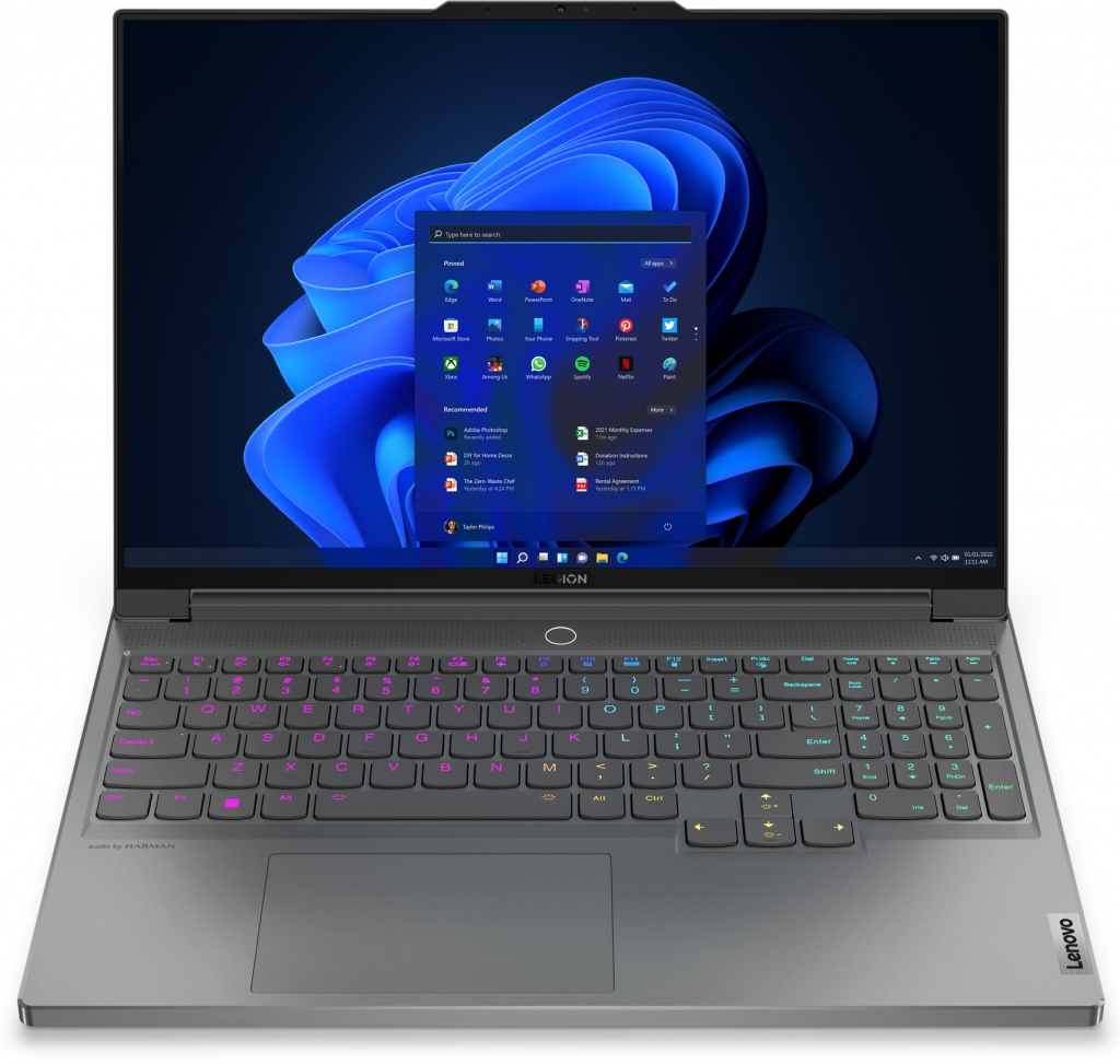 Лаптоп Lenovo Legion 7 16ARHA7, AMD Ryzen 7 6800H, 32 GB DDR5, 1000GB SSD, 16" WQXGAна ниска цена с бърза доставка - BestPC.BG