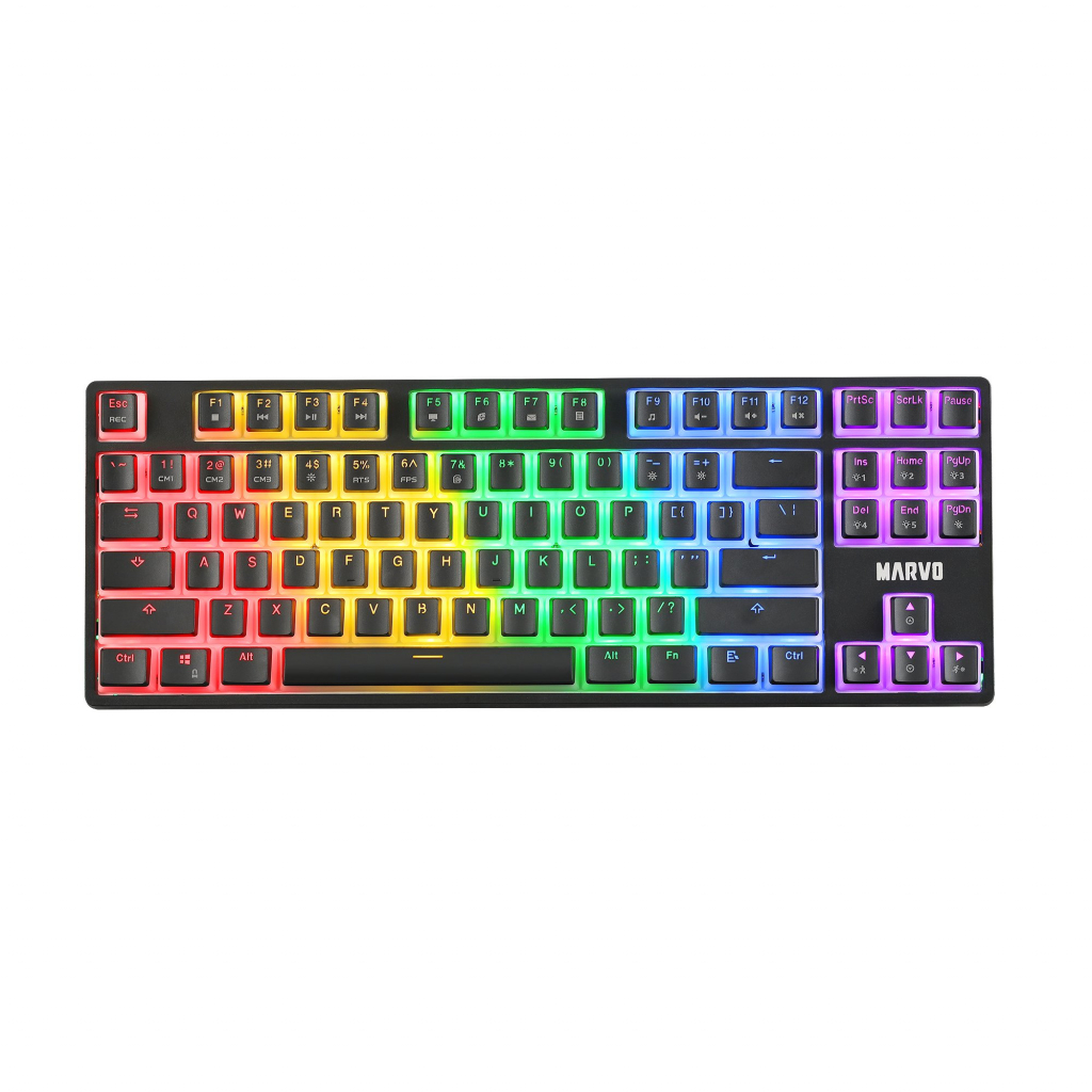 Клавиатура Marvo Gaming Mechanical Keyboard KG946 - Red switches, TKL, Wrist Restна ниска цена с бърза доставка