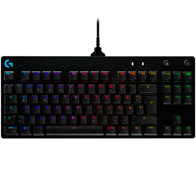 Клавиатура LOGITECH G PRO TKL Corded Mechanical Gaming Keyboard - BLACK - US INT'L - USB - CLICKYна ниска цена с бърза доставка